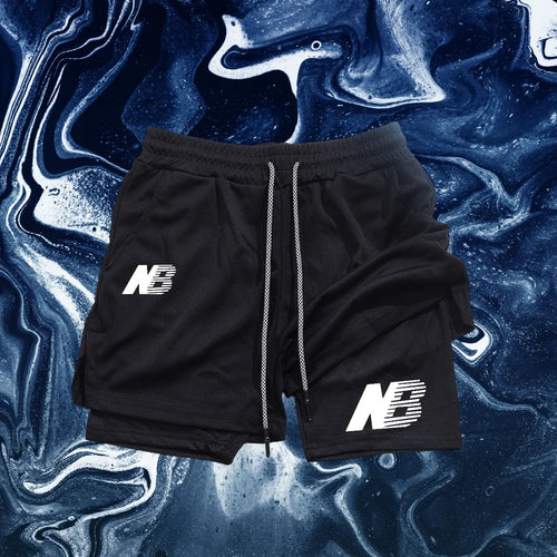Featuring a tight double-layer design, sports shorts